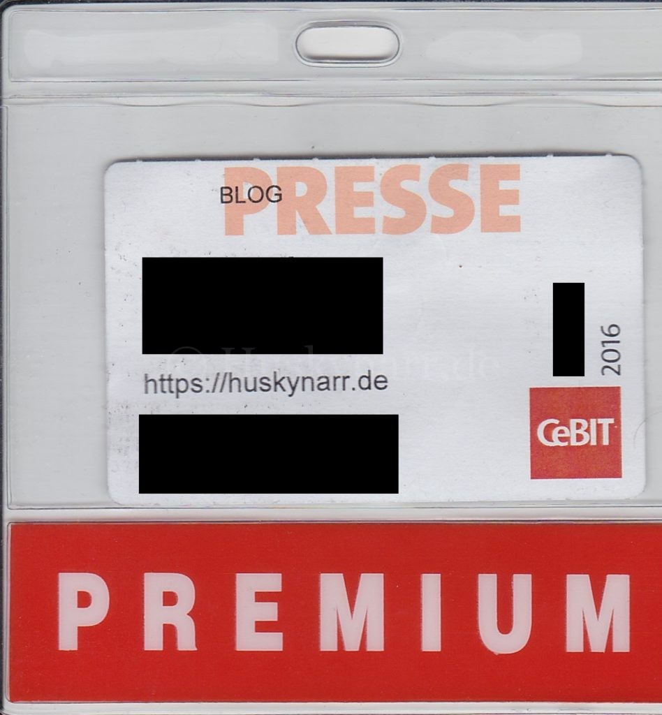 CeBIT Presseausweis