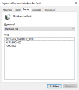 st micro accelerometer windows 10 xps 15