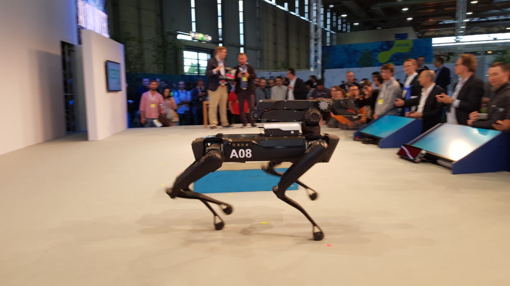 Boston Dynamics Mini Spot CeBIT 18