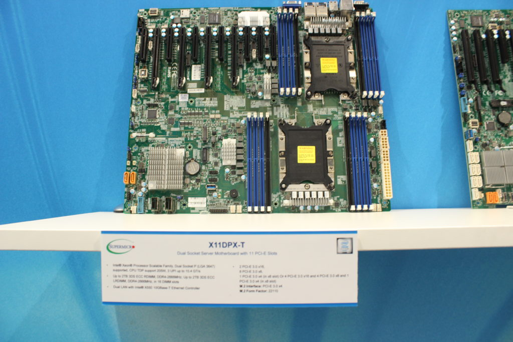 Supermicro X11DPX-T CeBIT 18