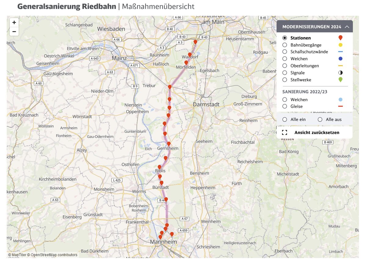 Bahn Sanierung Riedelbahn - Quelle: Bahn