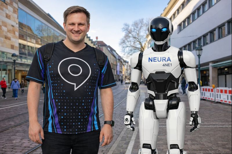 DALL-E Bild Generierung - Image Fusion von Mir, 4NE1 und dem Freiburger Stadtbild.